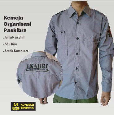 kemeja lapangan paskibra