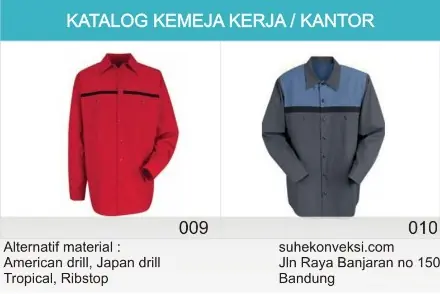 konveksi kemeja american drill